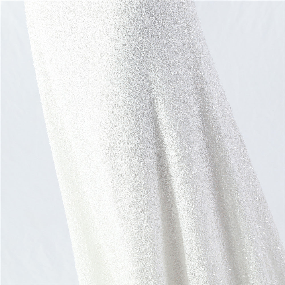 Elegant Strap V-Neck Sequined Evening Dress 41