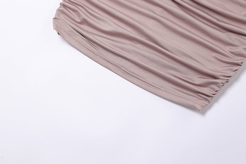 Fall Women's Fashion Halter Neck Sexy Cutout Low Back Slim Bodycon Dress 29