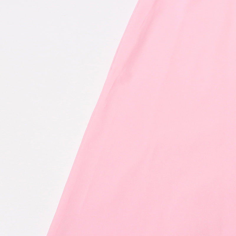 Women's Sleeveless Ruffle Chic Slim Waist Fashion Long Dress 36