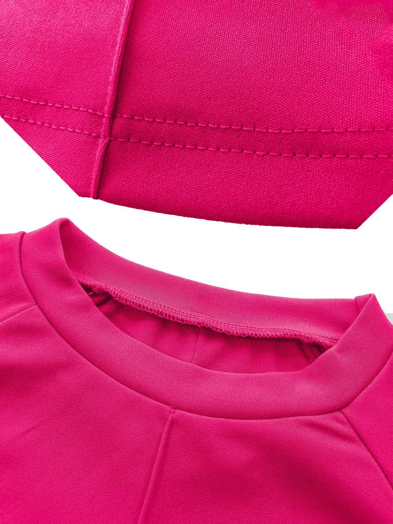 Women Casual Denim Patchwork Short-sleeved Top and Shorts Two-piece Set 24