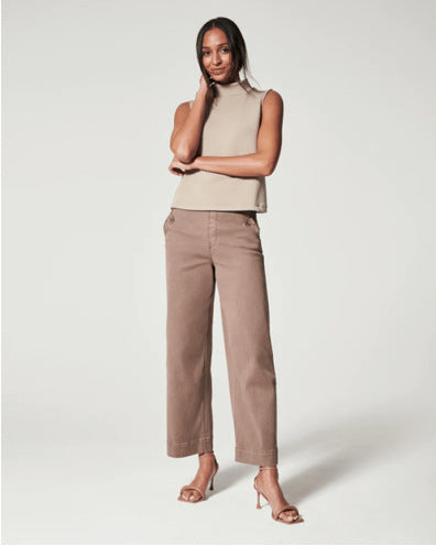 Women Casual High Waist Loose Straight Pants 20