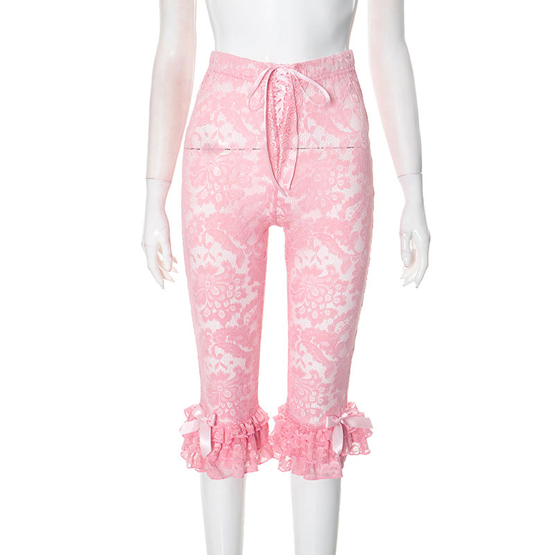 Women's Sexy Lace Casual Summer Pants 11