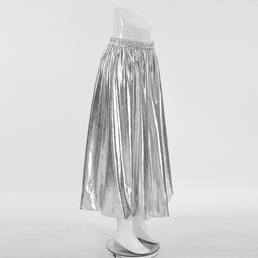 Autumn Fashion Women's High Waist Balloon Long Skirt 10