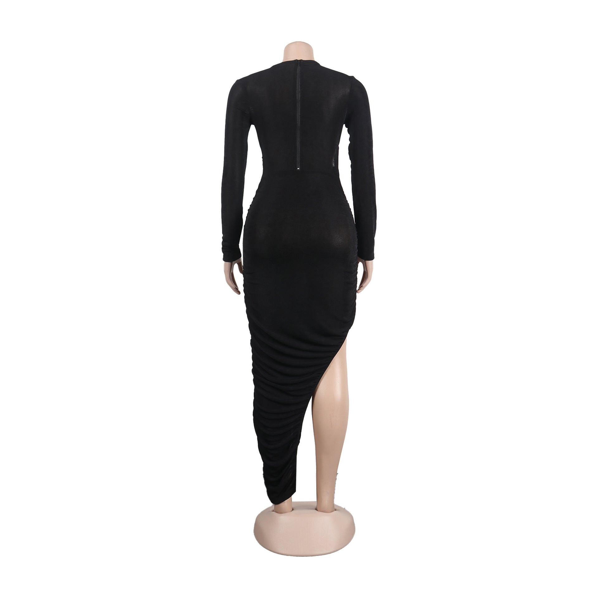 Sexy Slim Side Open Waist Nightclub Bodycon Dress 16