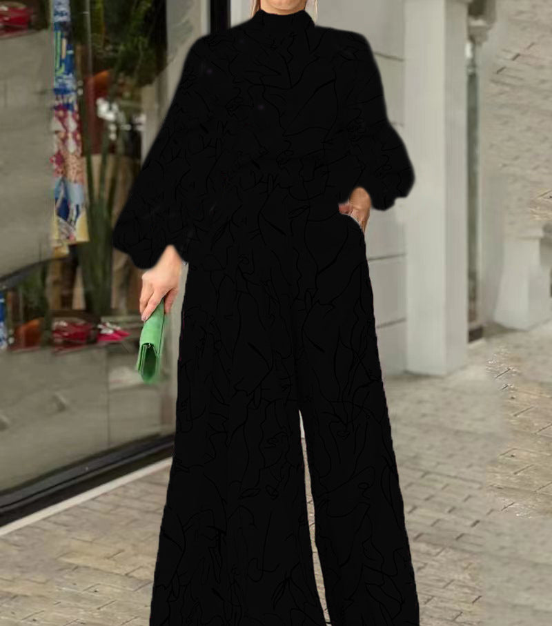 Women Summer Elegant Lace-Up Print Sleeveless Jumpsuit 9