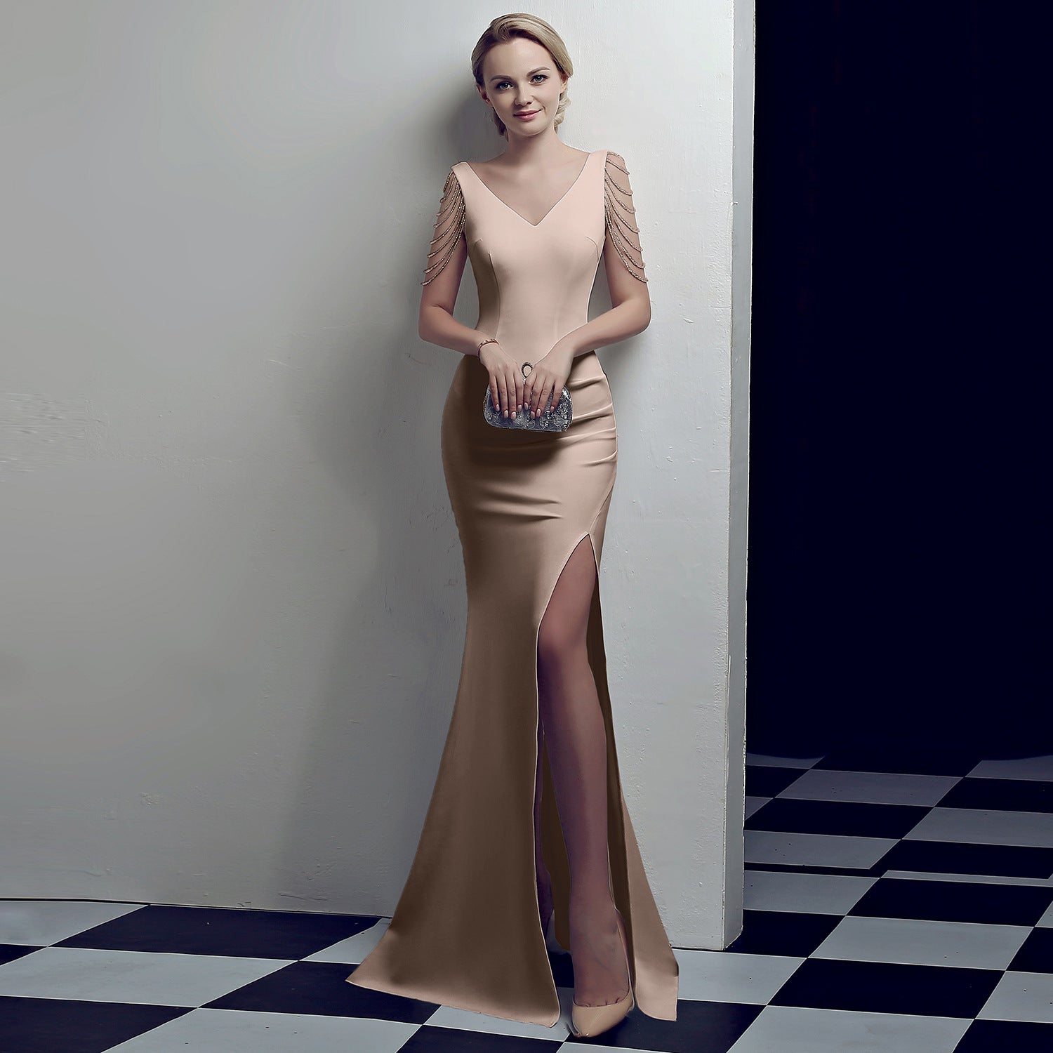 Sexy Slim Bodycon Women's Party Evening Dress 20