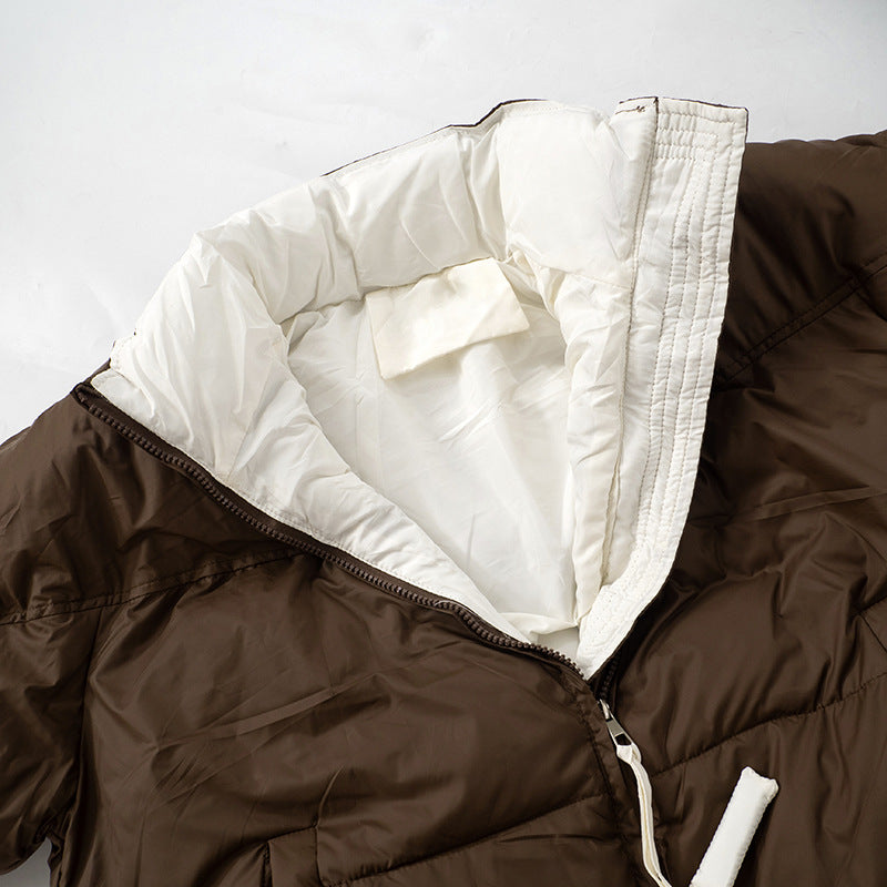 Women long sleeve contrast winter warm Padding Jacket 41