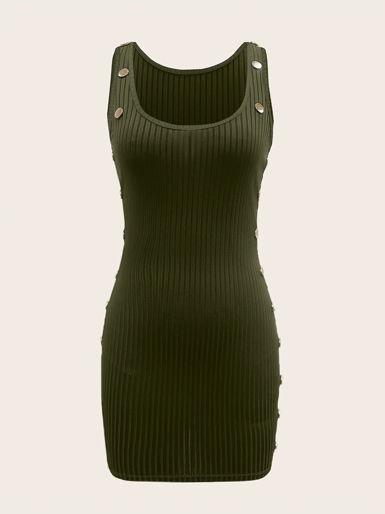 Summer  Street Solid Color Strap Sexy Women's Bodycon Dress 19