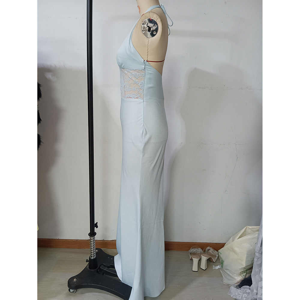 Wedding Dress Female Sexy Nightclub Formal Party Evening Dress Cocktail Long Fishtail Gown 8