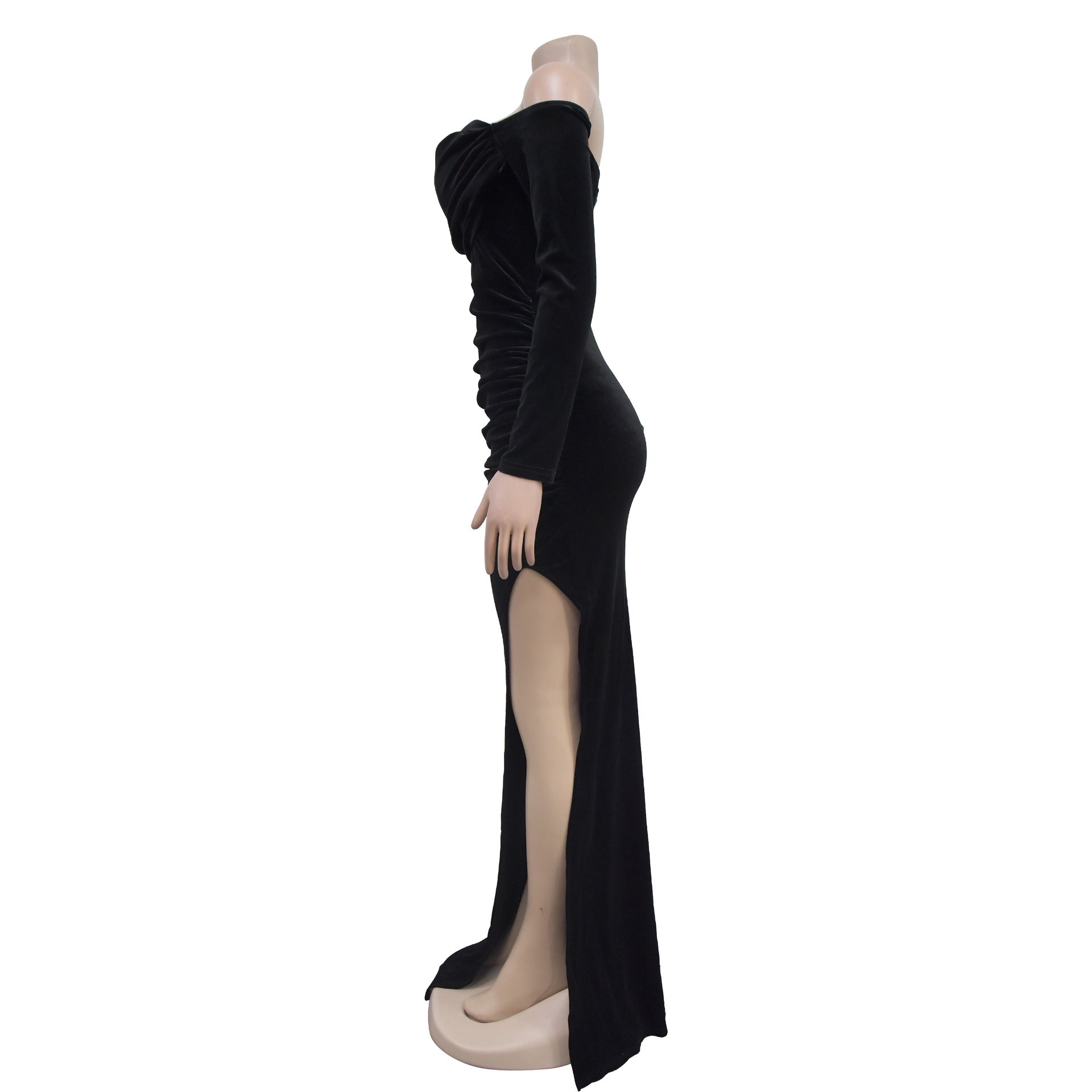 Women Solid slit dress 13