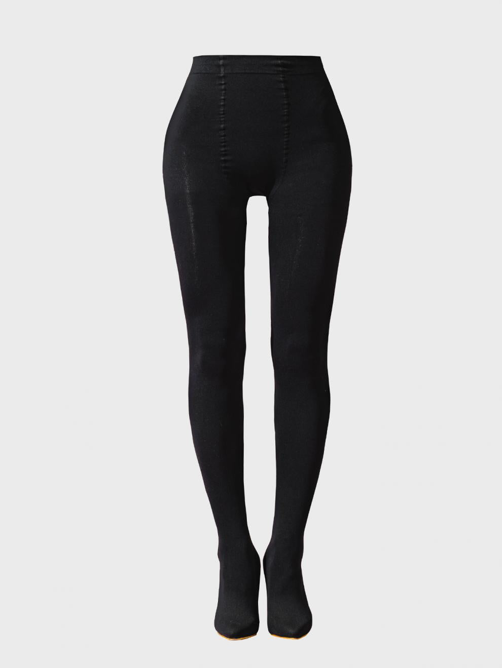 Pointed Stiletto Fashionable Sexy Women's Leggings Shoes 10