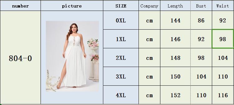 Plus Size Women Suspender Backless Solid Slit Hollow Sexy Dress 10