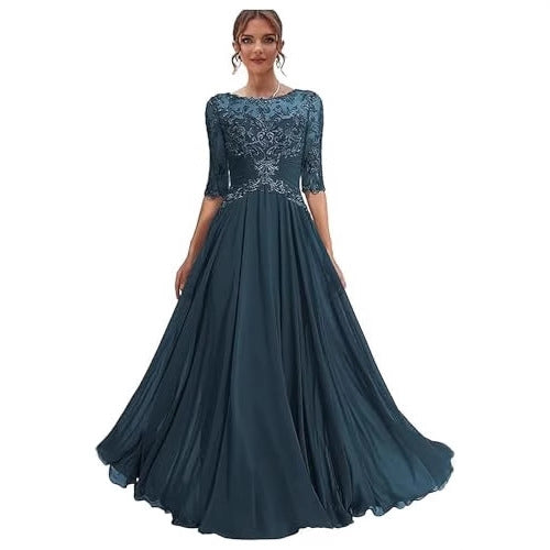 Women Lace Long Formal Evening Dress Prom Party Dress（Processing time need 3-6 days） 18
