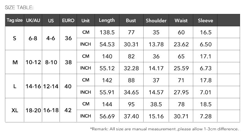 Women Elegant Solid Round Neck Short Sleeve Dress 13