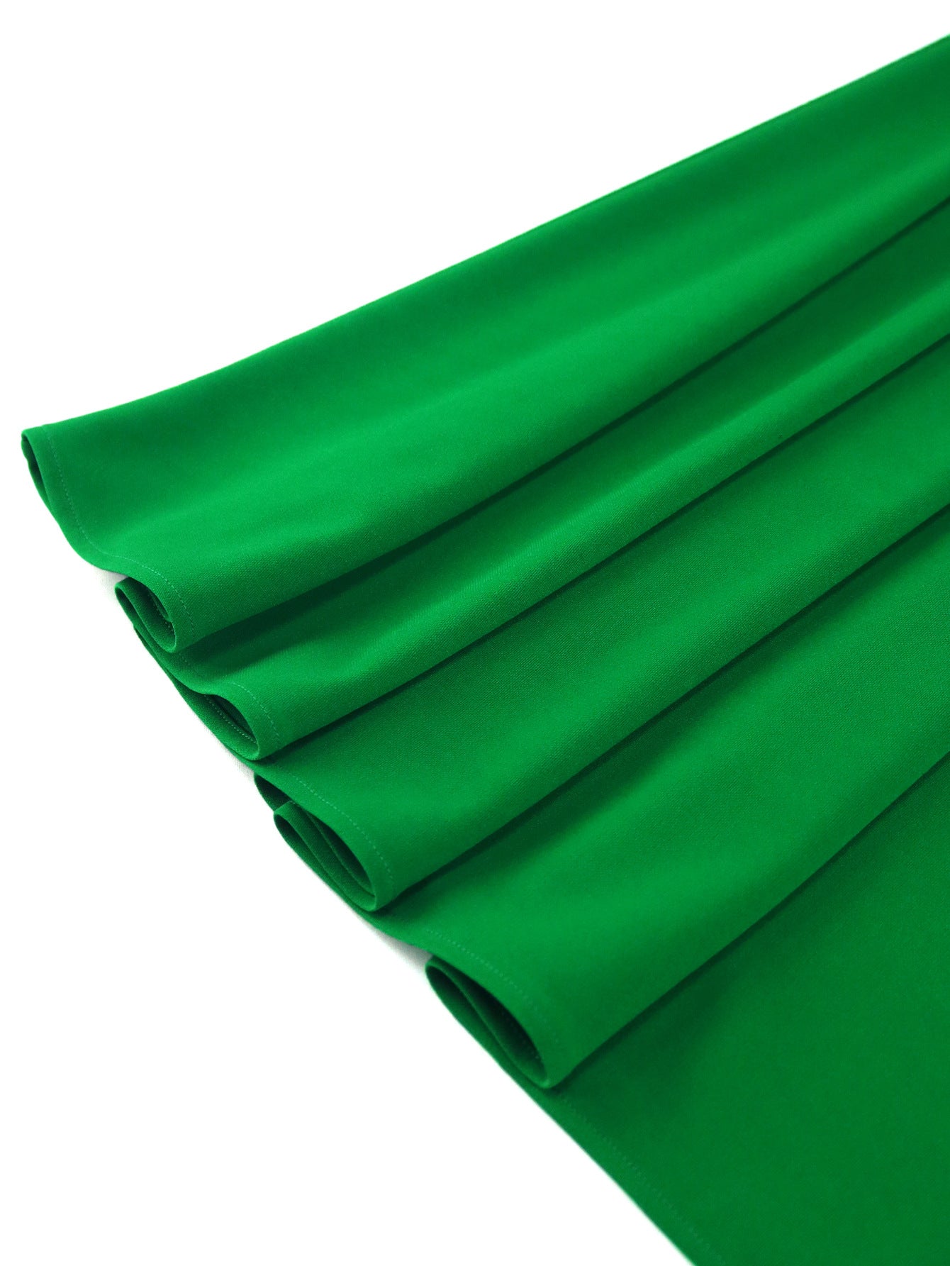 Women Beaded Round Neck Lantern Sleeve Evening Dress 9