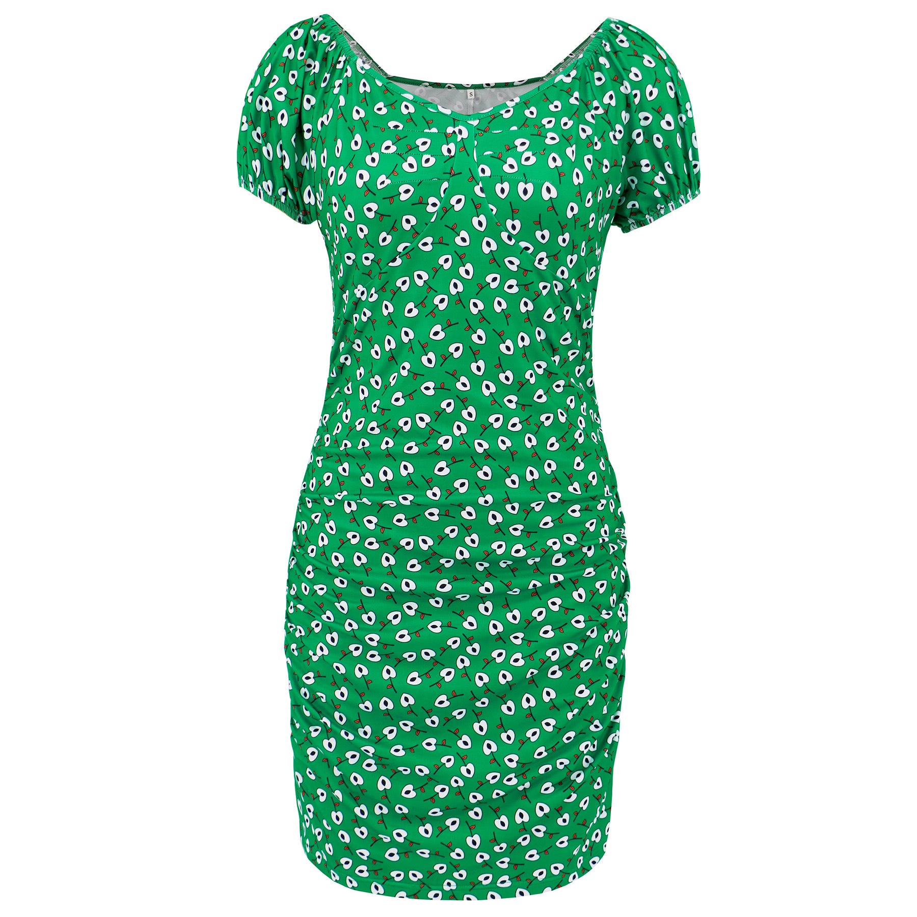 Women Summer Chic V-Neck Floral Dress 12