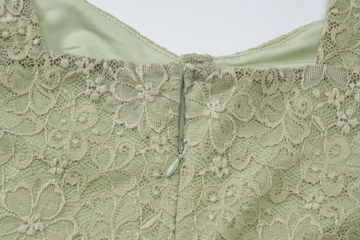 Women's Sexy V-Neck Lace-Up Patchwork Straps Bodycon Dress 17