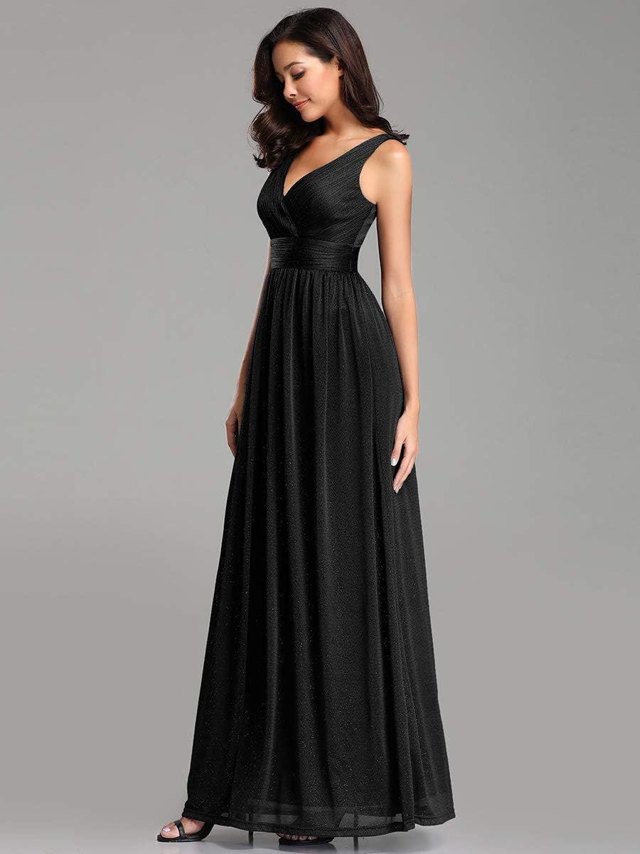 Elegant Sexy V-Neck Low Back Evening Dress Formal Party Gown（Processing time need 3-6 days） 15