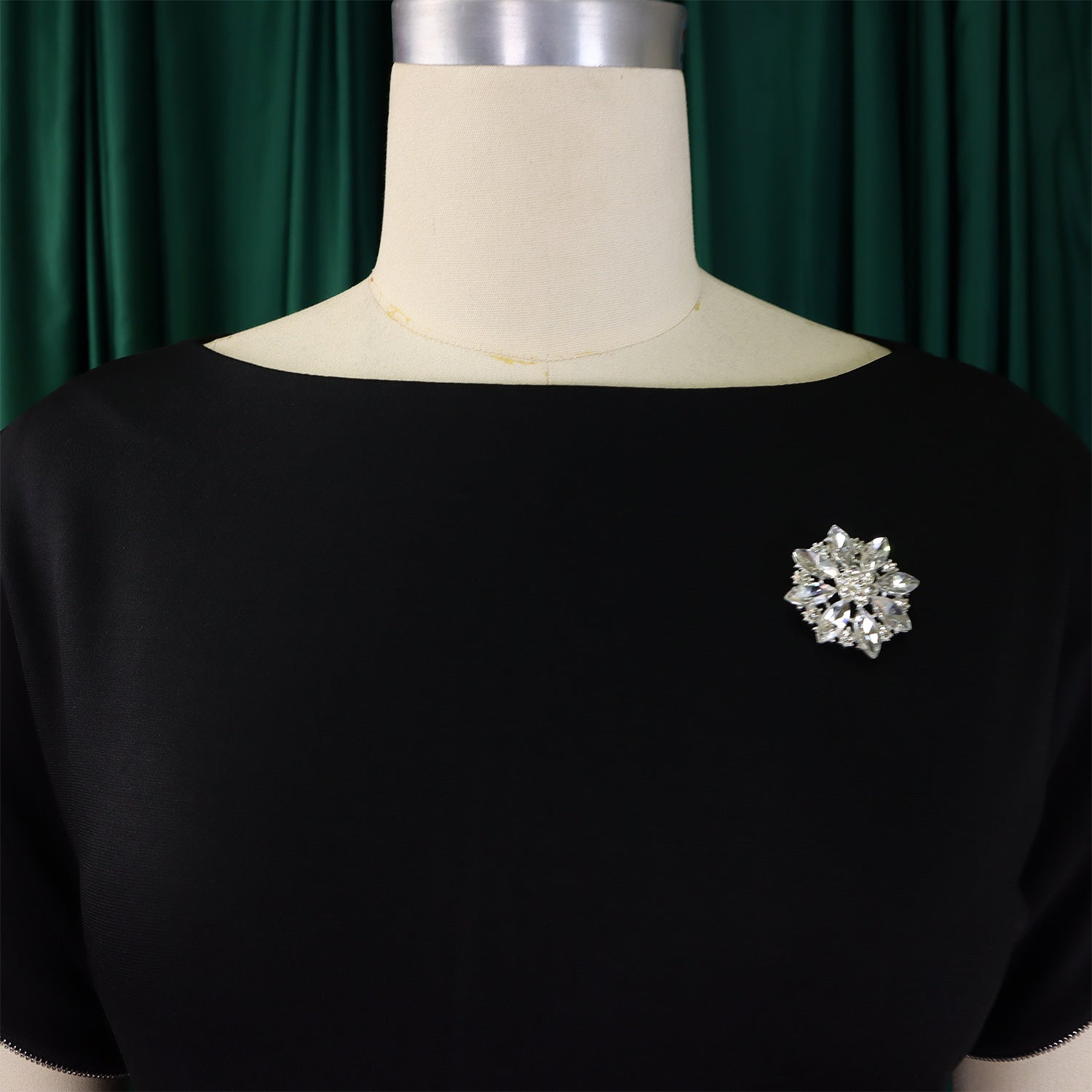 Plus Size African Round-Neck Short-Sleeve Chic Elegant Ol Bodycon Dress 16