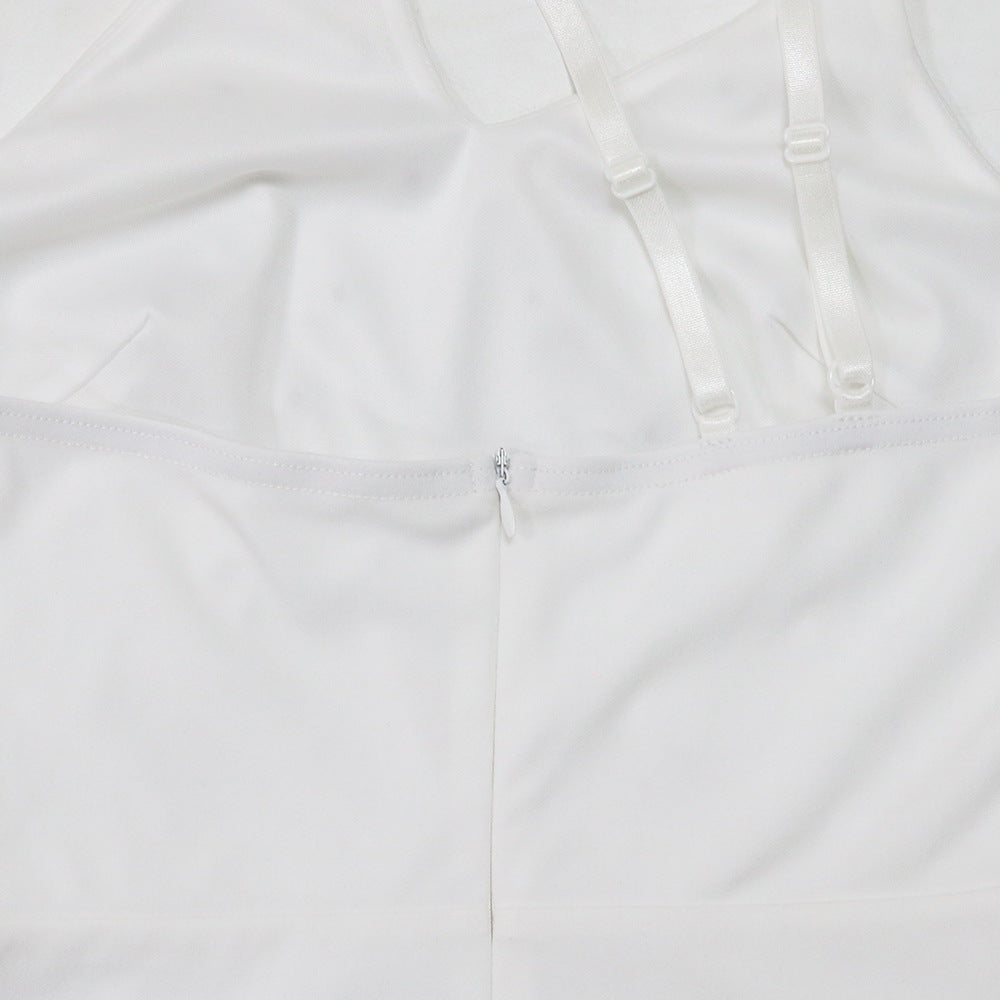 Women's Style Fashionable Solid Color Jumpsuit Slim One Shoulder One Piece Wide Leg Pants 30