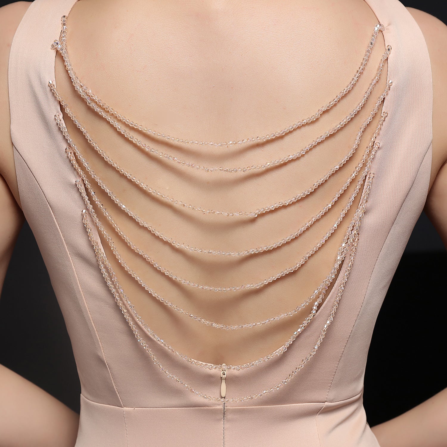 Summer Formal Sleeveless Slit Mermaid v-Neck Evening Dress 21