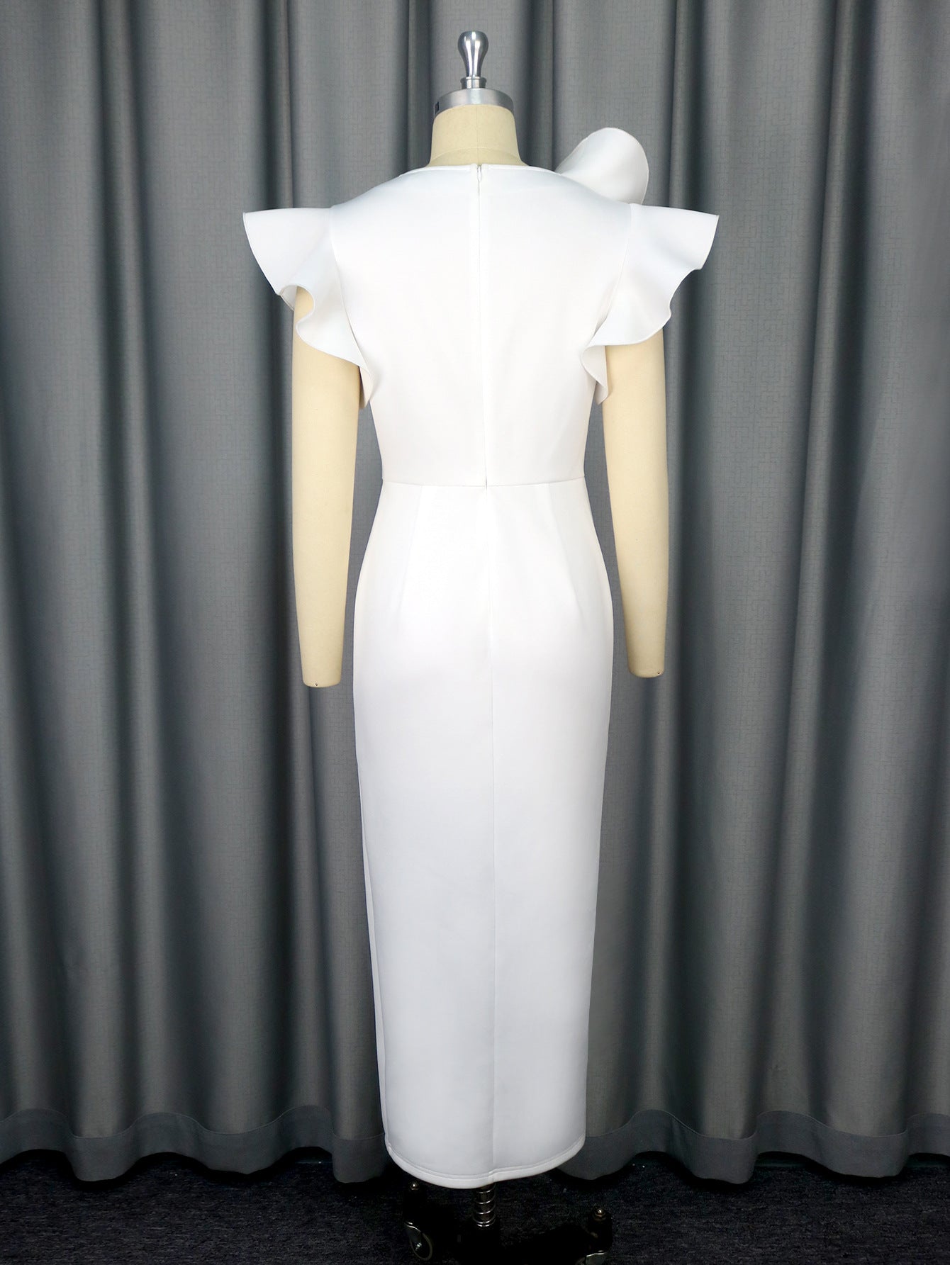 Women V Neck Formal Party Party Slit Maxi Dress 10