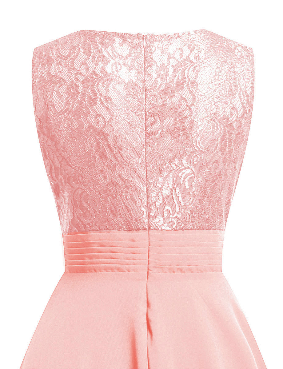 Women chiffon lace dress 63