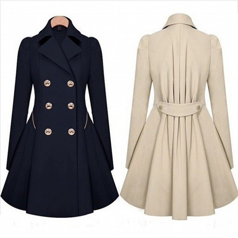 Women's Spring And Autumn Slim Fit Career Jacket Plus Size Women's Coat 12