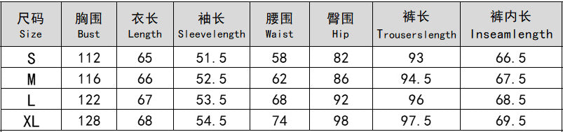 Women Spring Casual Long Sleeve Top and Long Pants Two-piece Set 23