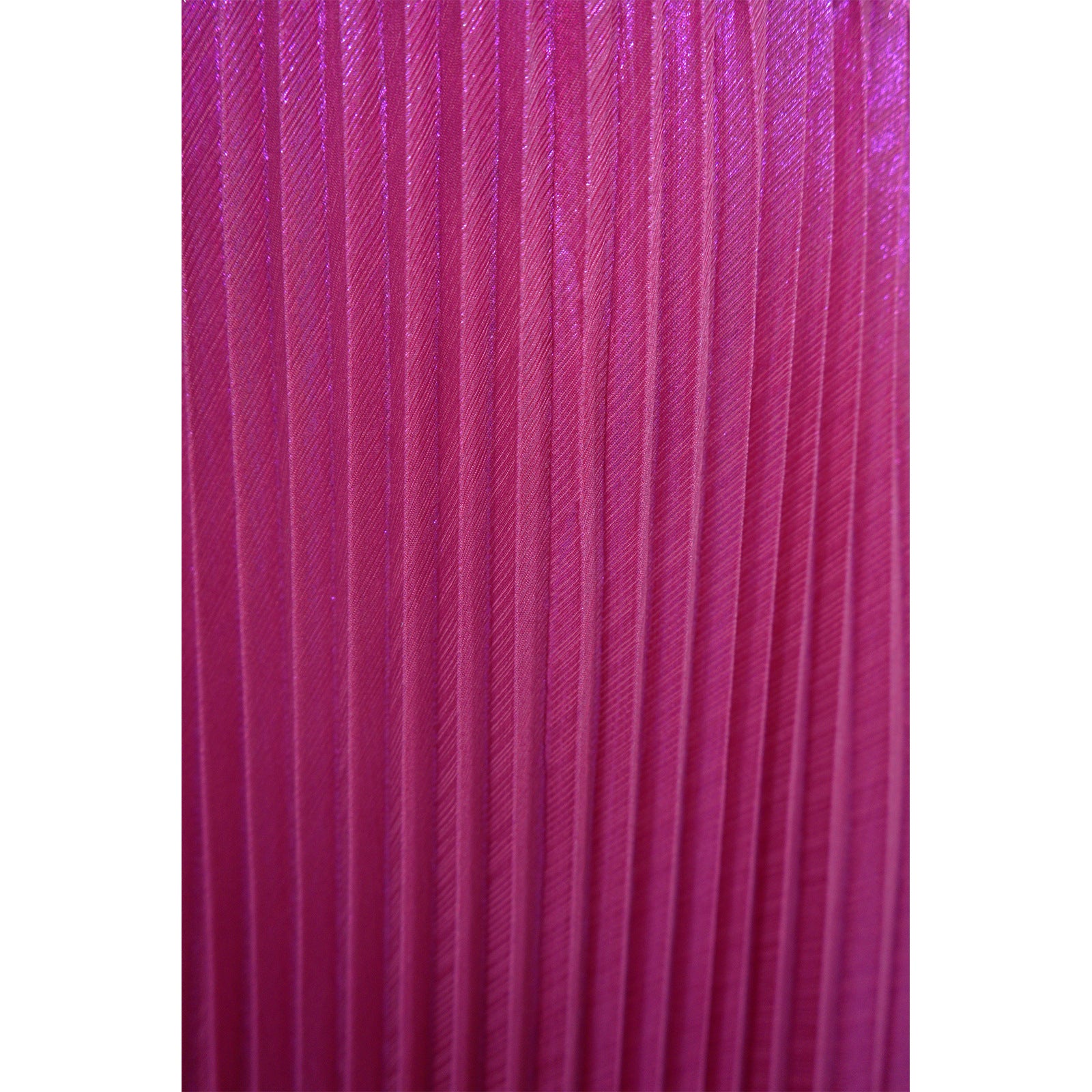 Women Solid High Waist Pleated Slit Skirt 20