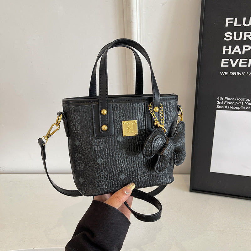 Women Popular Handbags Single Shoulder Bag Printed Bucket Bag Crossbody Bag 23