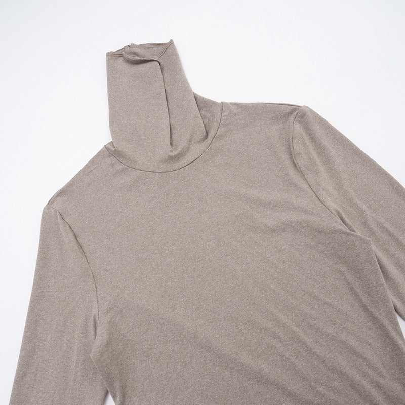 Women Fall/Winter Casual Turtleneck Long-Sleeved Top and Pants Two-Piece Set 29