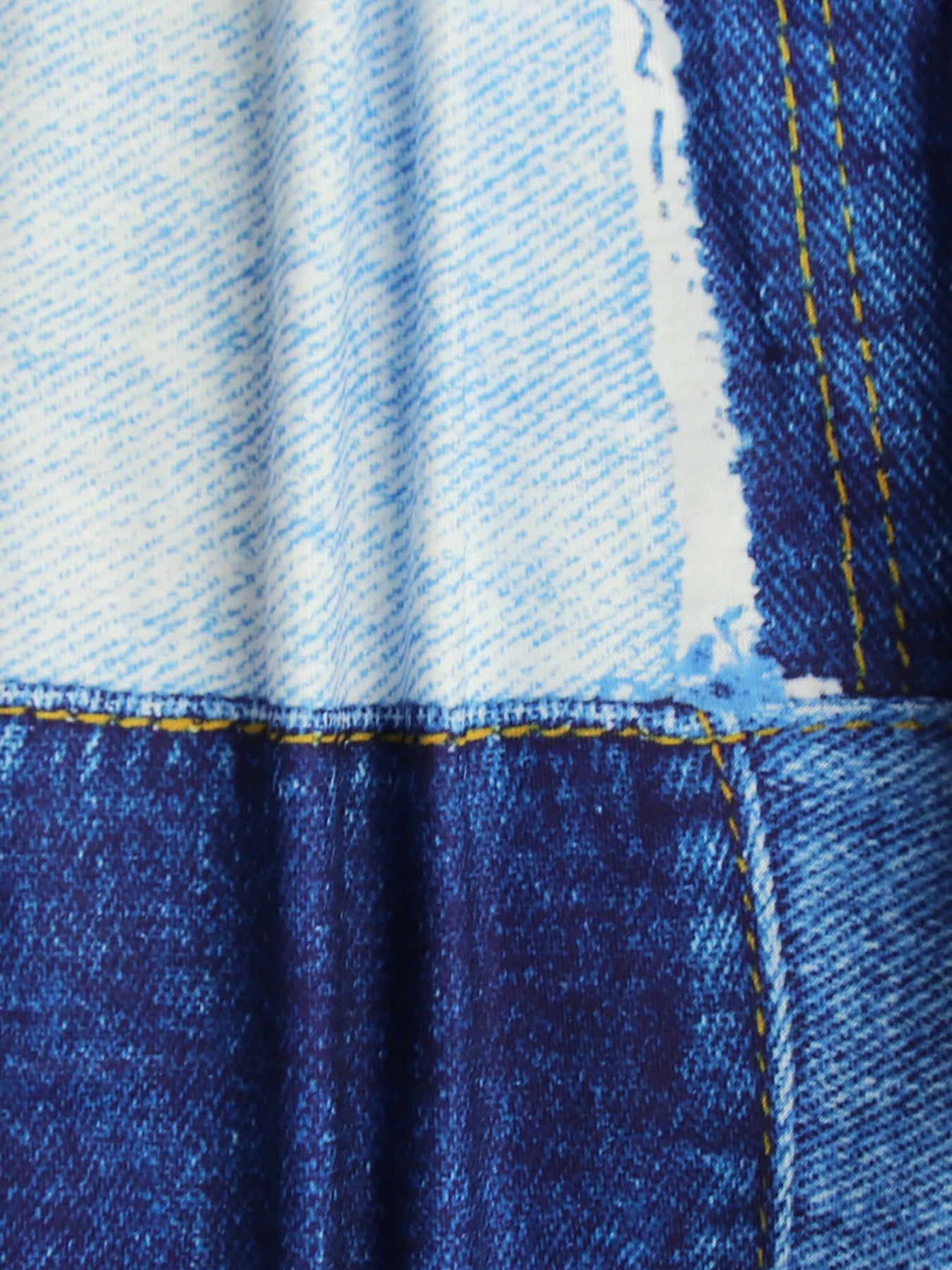 Women's Spring Summer High Waist Trousers Pocket Irregular Print Wide Leg Pants 6