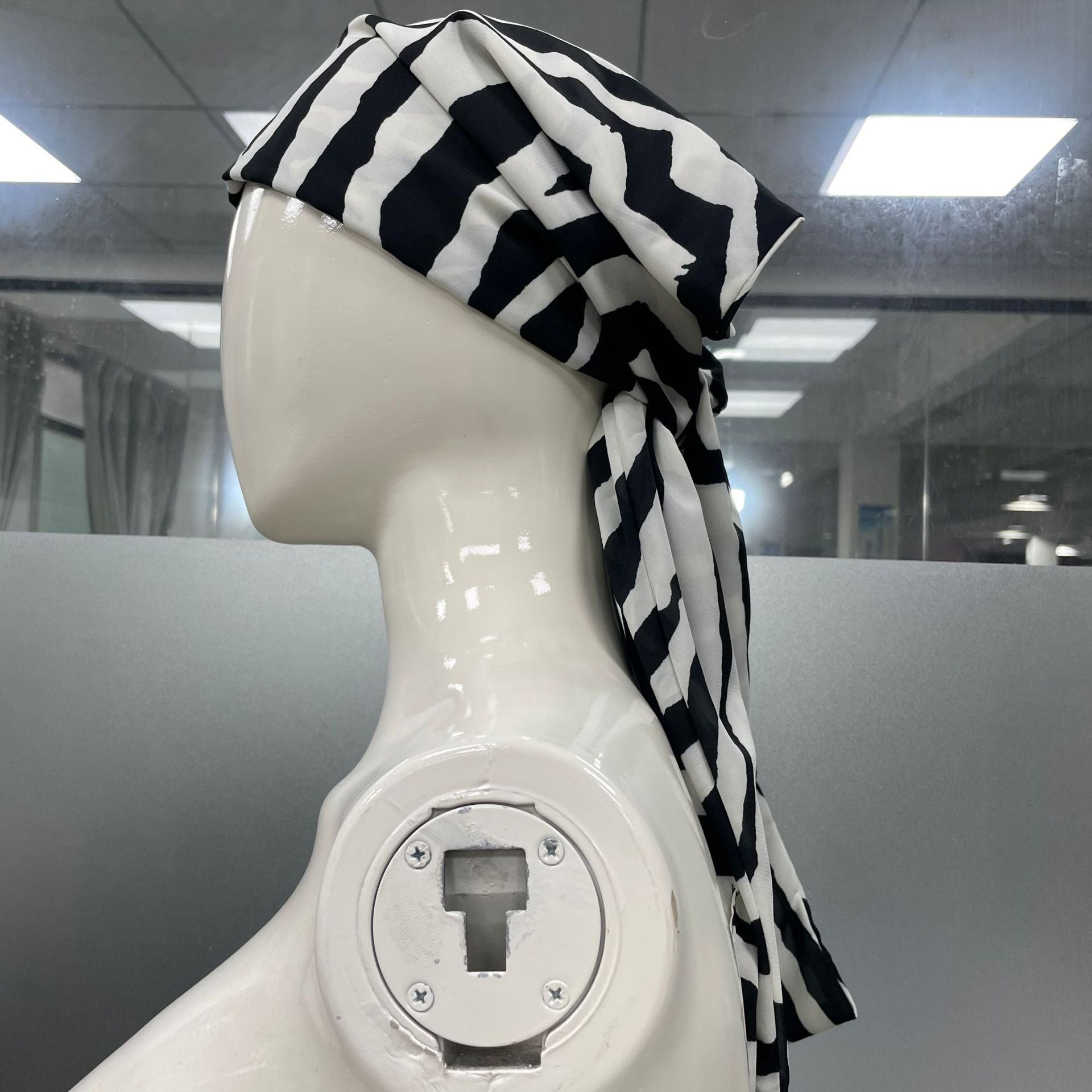 Women autumn zebra print slit lace see-through sexy holidays Dress 17