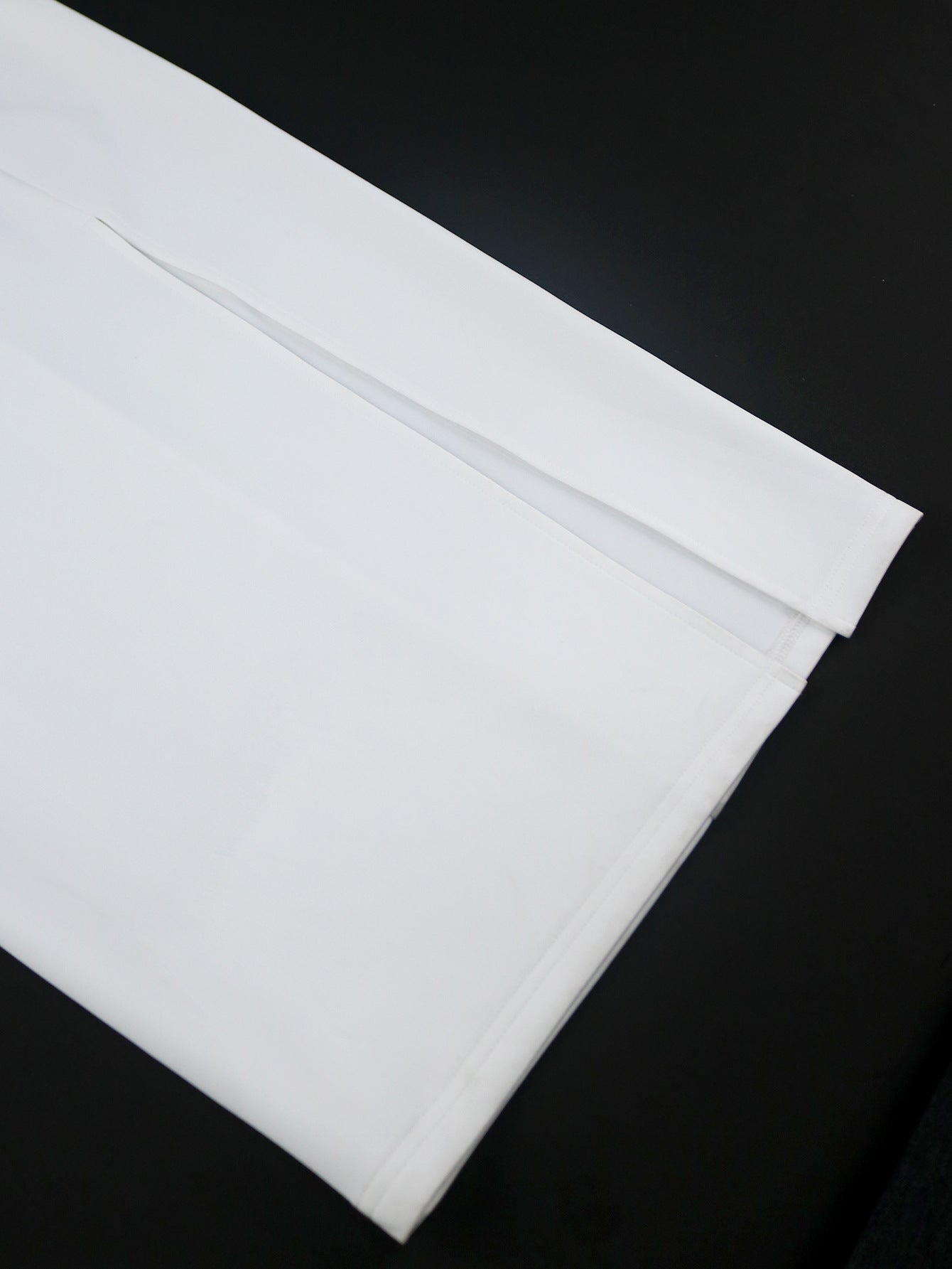 Round-Neck See-Through Lace Short-Sleeve formal Party Wedding & Bridesmaid Slit Dress 17