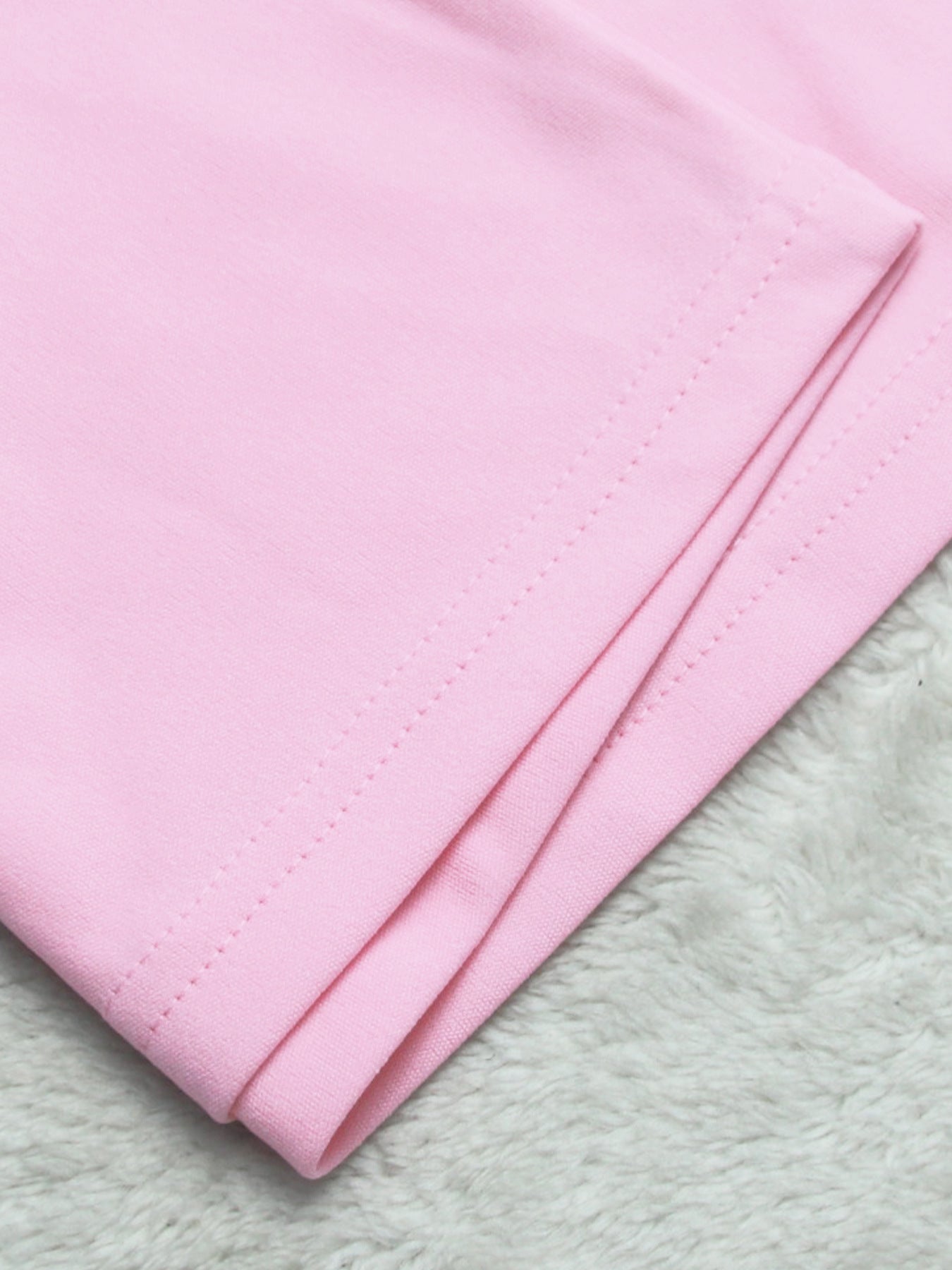 Women Solid Casual T-Shirt Short Sleeve Dress 22