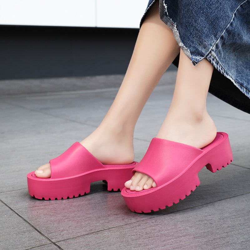 Summer Women's Open Toe Sandals Outdoor Casual Shoes Home Slippers Women's Shoes 38