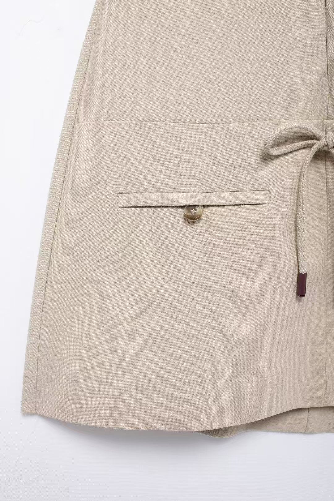 Women Ribbed Patchwork Halter Neck Backless Dress 13