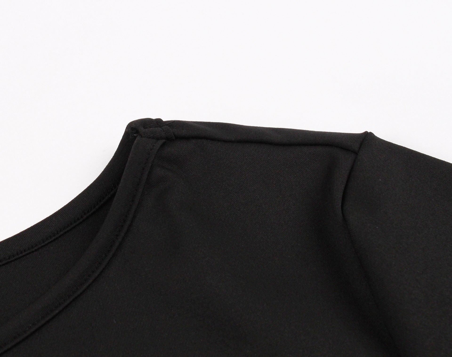 Women's Slim Waist Mesh Patchwork Short Sleeve Round Neck High Waist Chic Retro Swing Dress 10