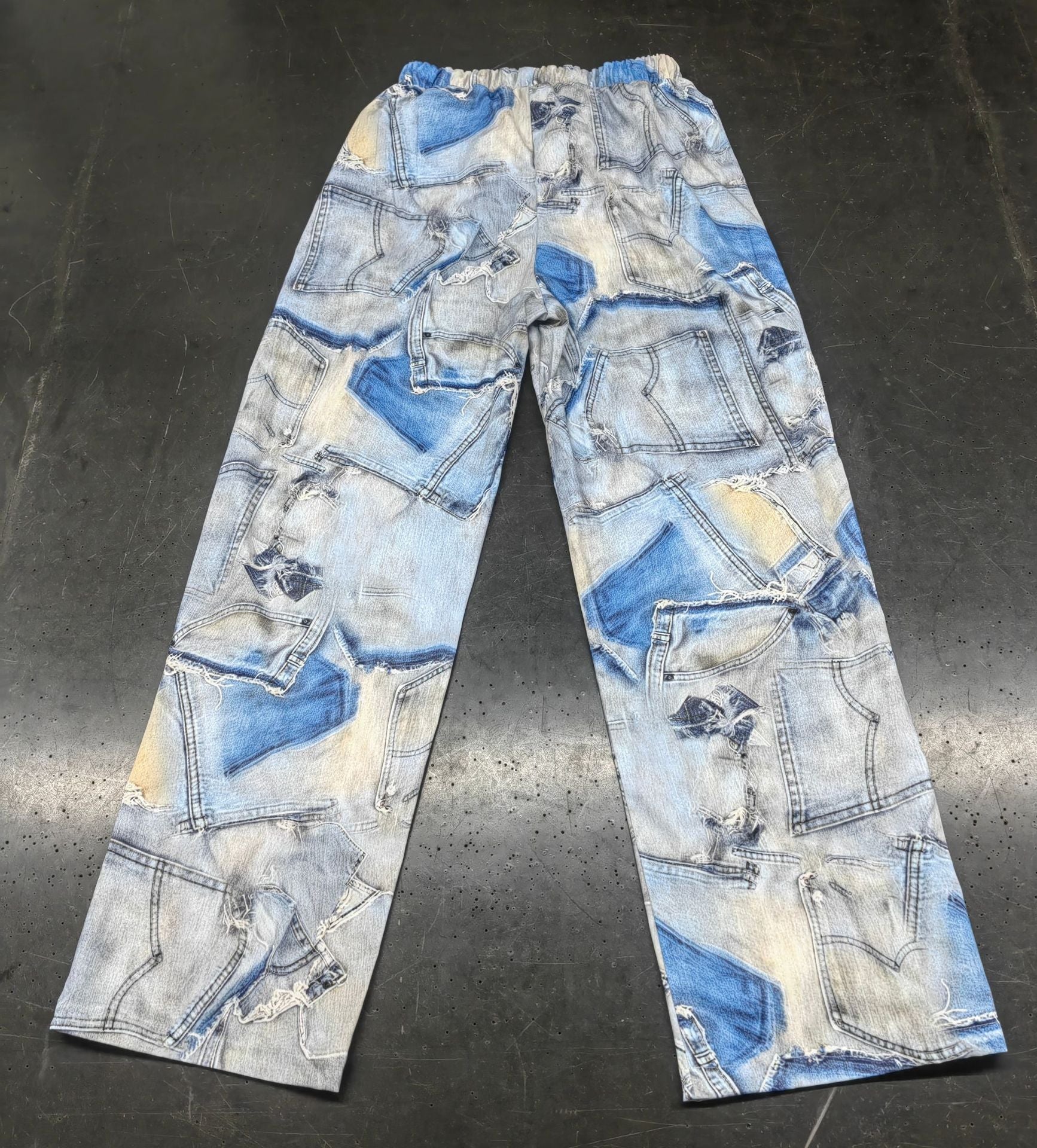 Women’s Casual Summer Fashion Elastic Waist Drawstring Straight Pants 9