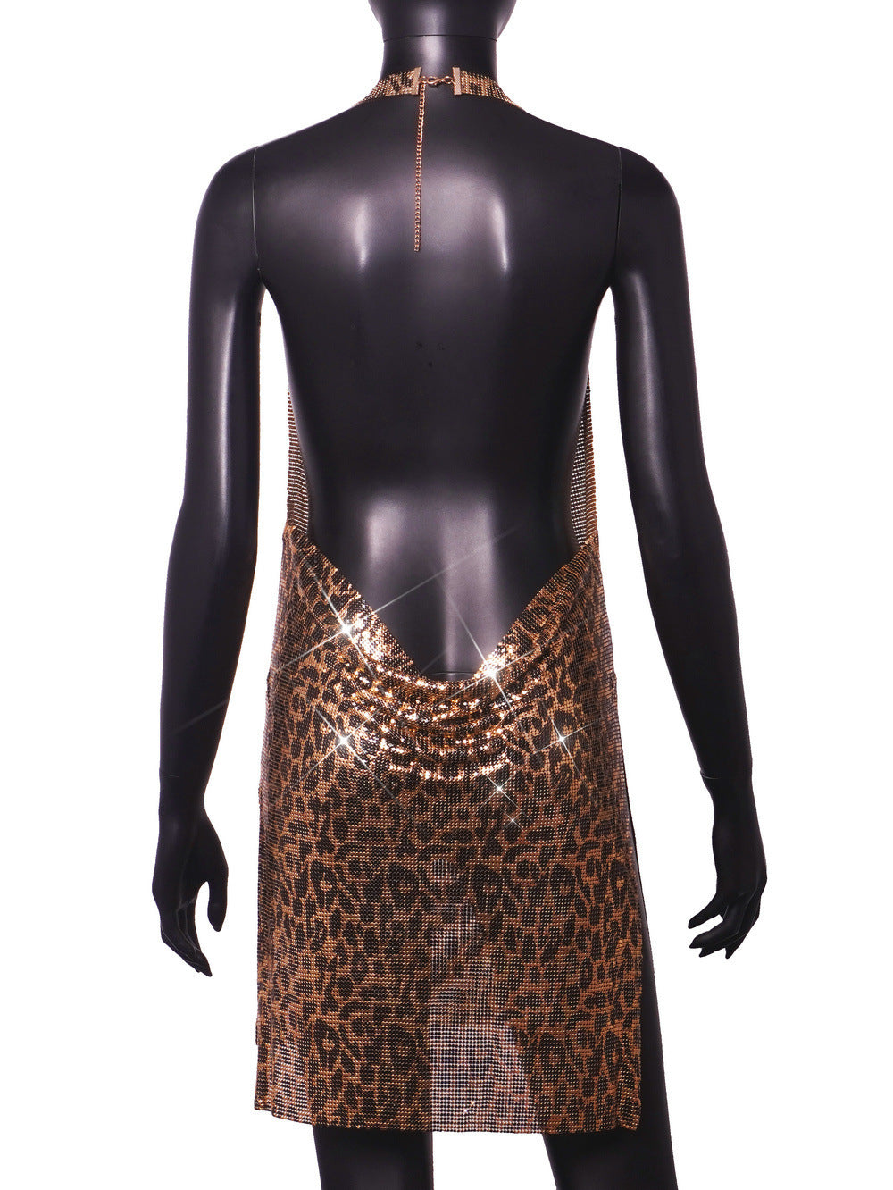 Sexy Metal Sequin Strap Night Club Dress 26