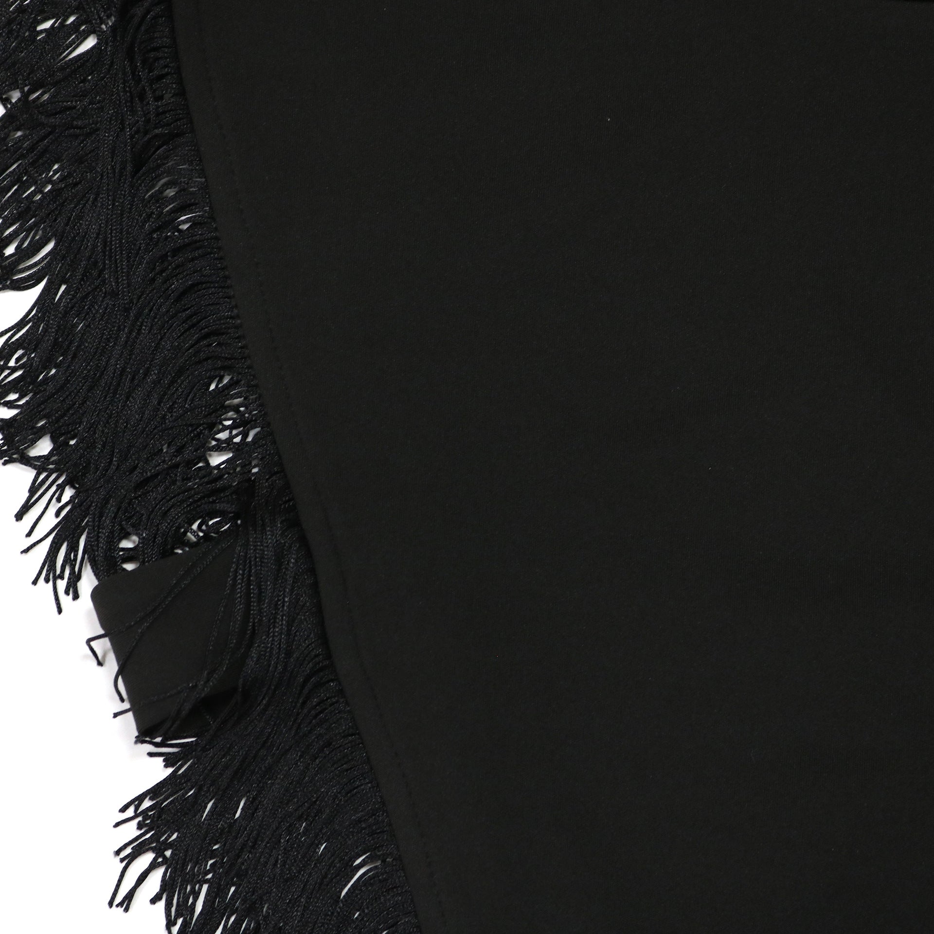 Fashionable Casual Solid Color Tassel Feminine Round Neck Top And Shorts Two-Piece Set 18