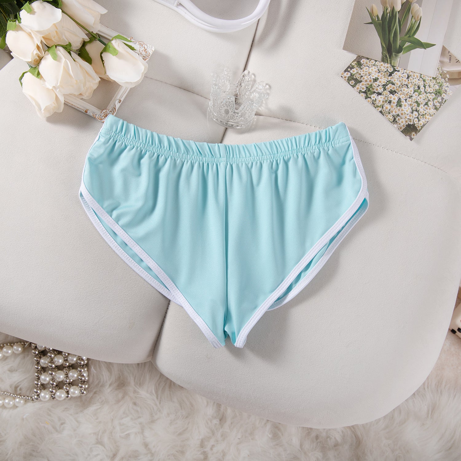 Summer Women's Sexy Running Stretch Sports Yoga Fitness Shorts 86