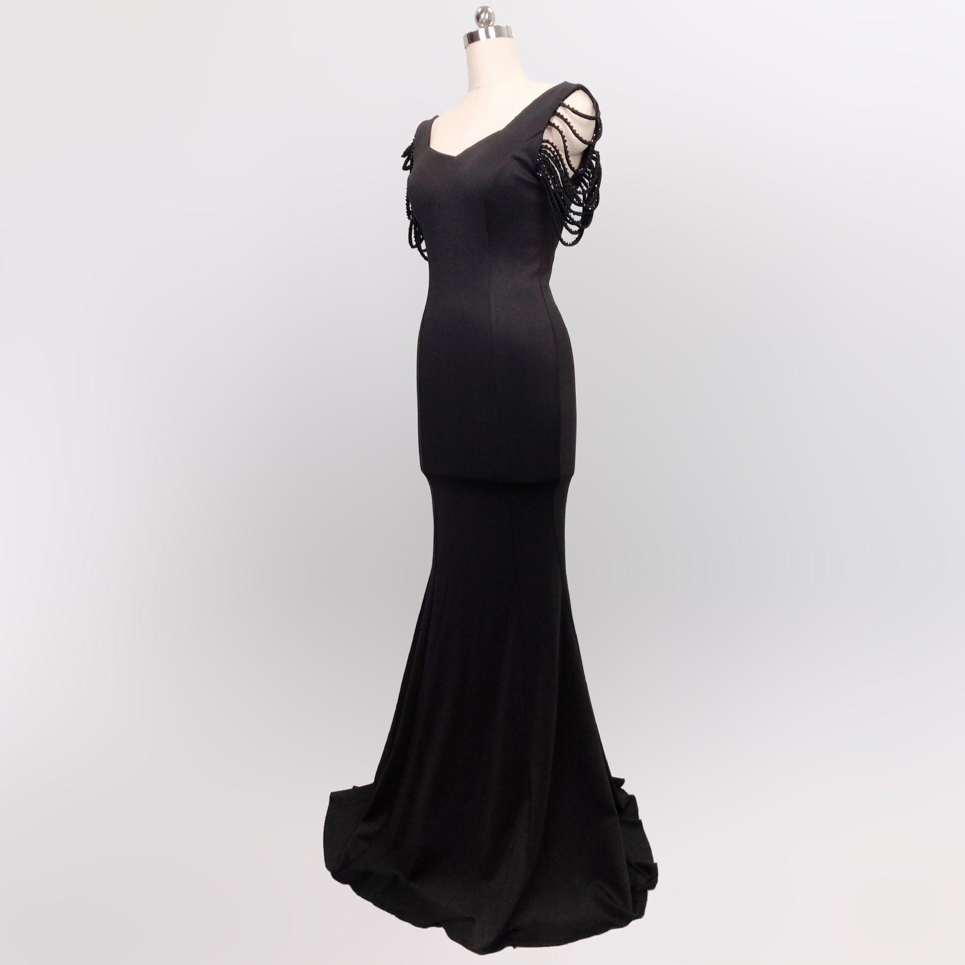 sexy fishtail dress bride wedding toast clothing 28