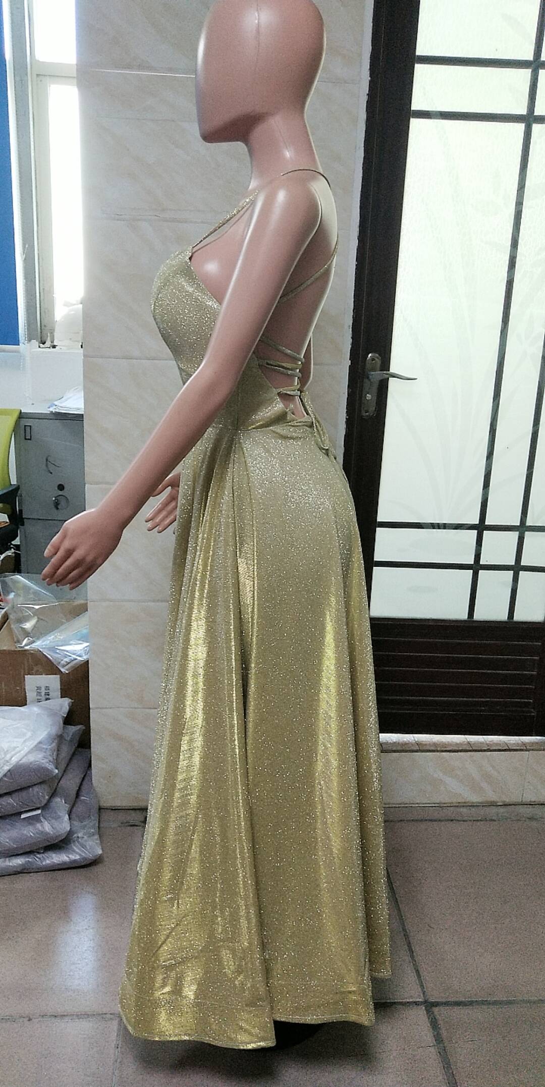 Spring Long Strap Glitter Formal Party Dress -（Processing time need 3-6 days） 22