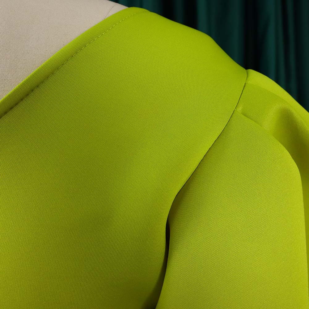 Women Summer Puff Sleeve Formal Party Slit Gown Dress 12