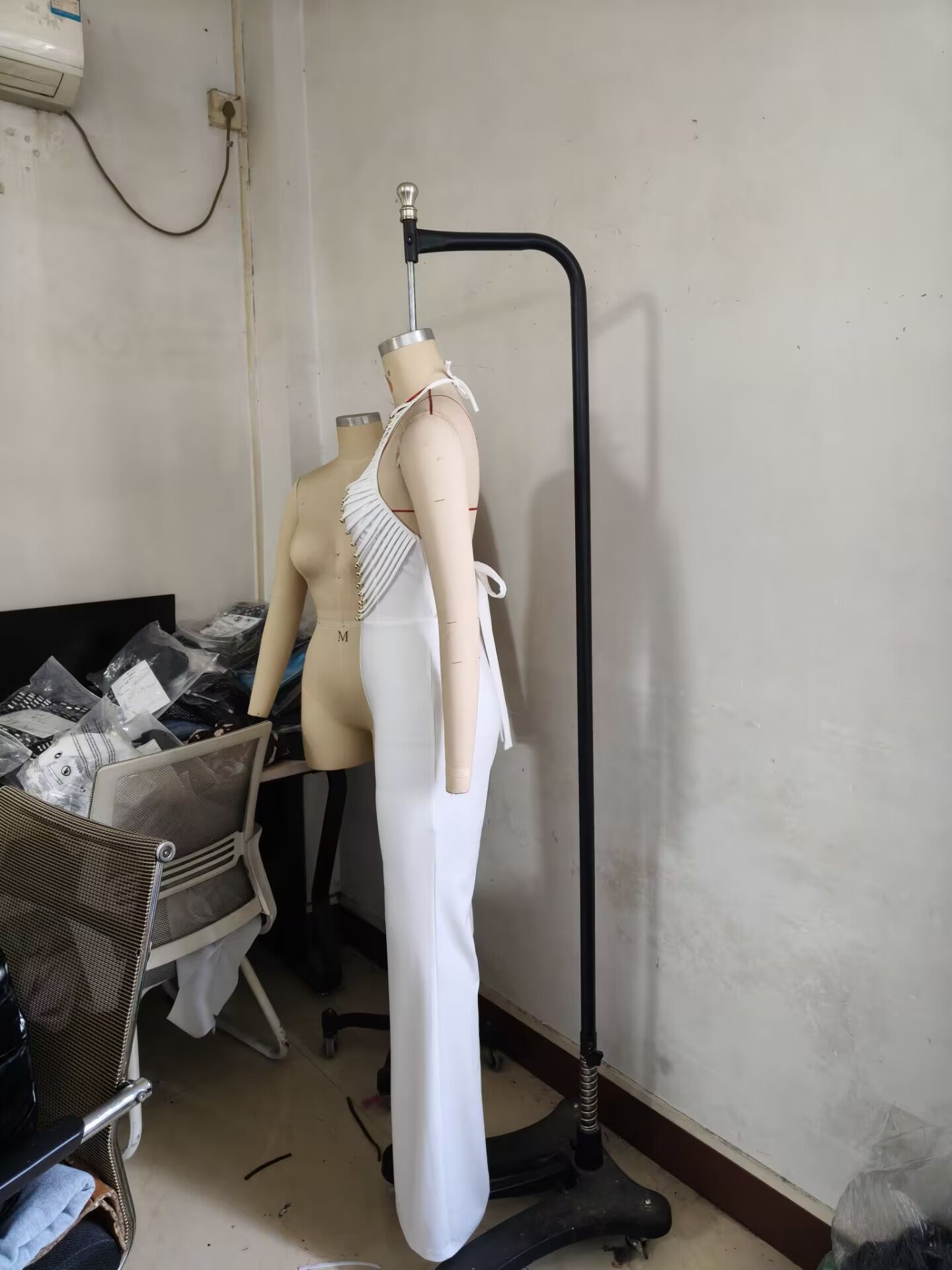 Women High Neck Sleeveless Jumpsuit 10