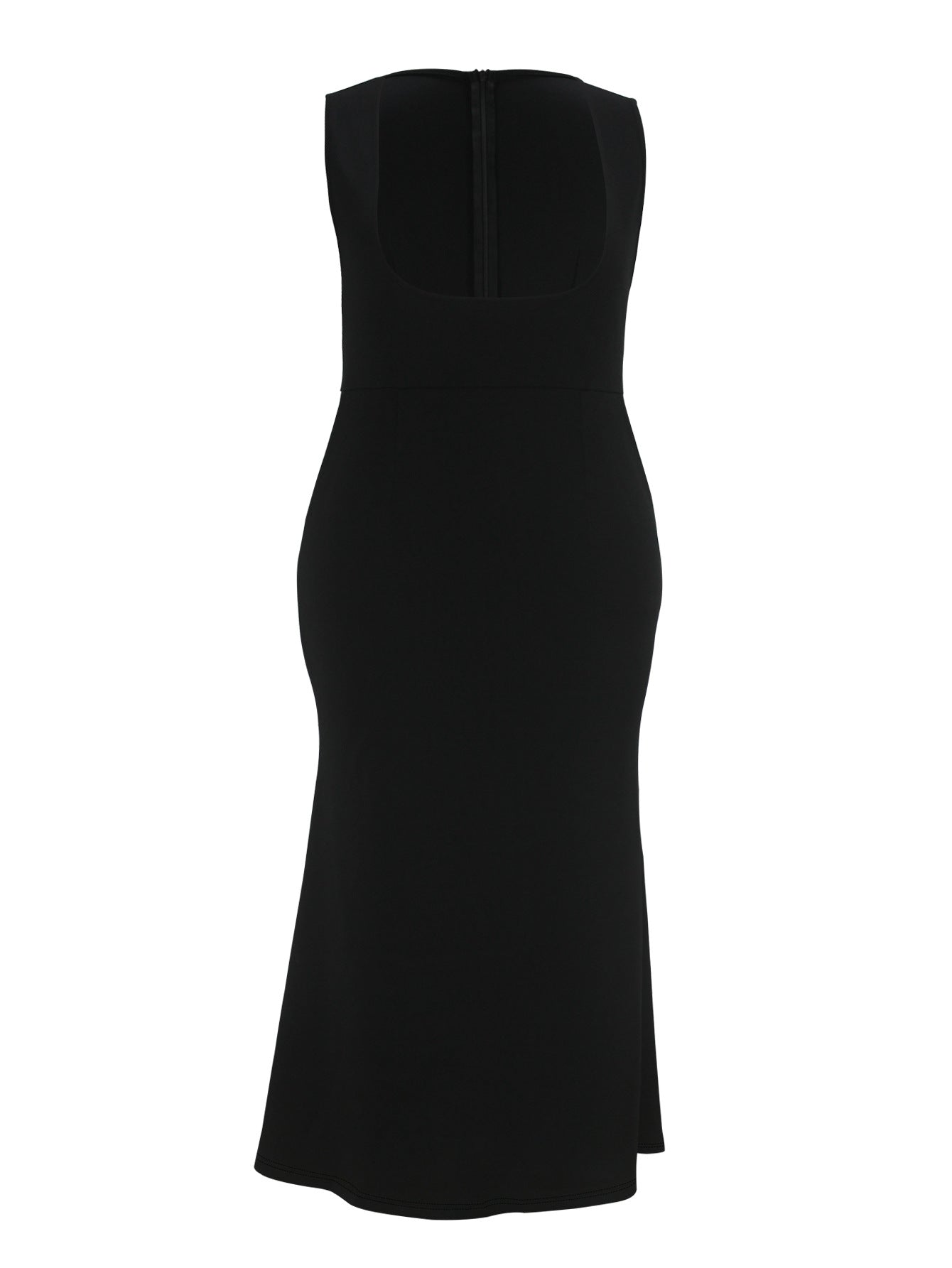 Plus-Size Women Solid Casual Suspender Skirt 13