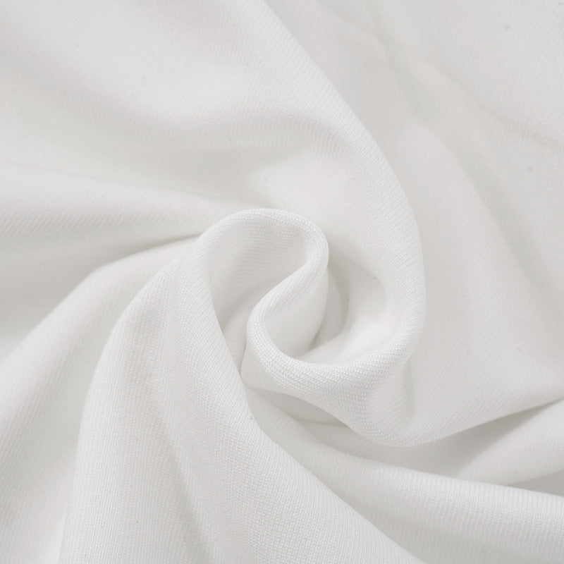 Women Sexy Halter Neck Lace Patchwork Gathered Tie Bodycon Dress 24