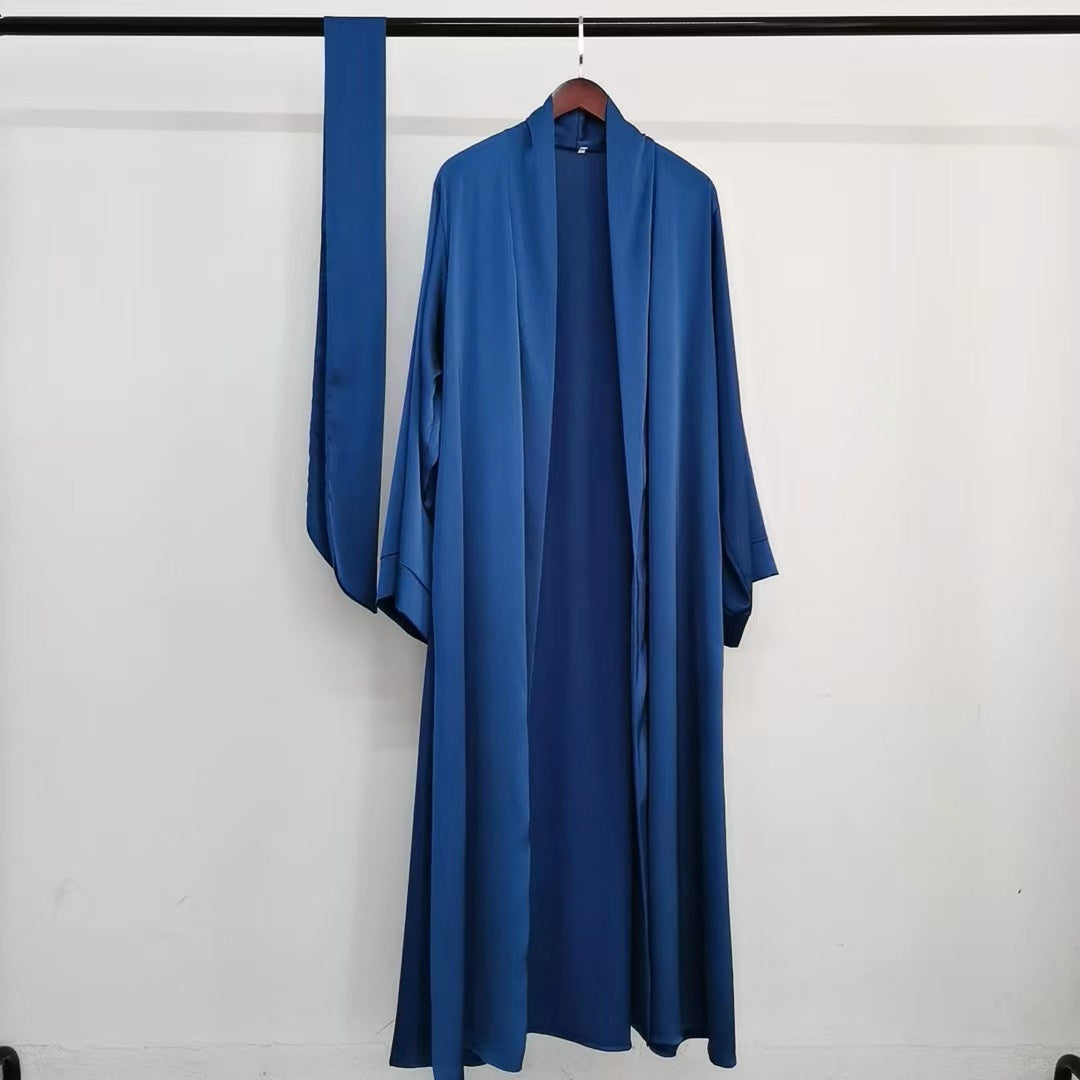 Solid Color Elegant Robe Cardigan 23